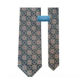 Corbata Artesanal Diseño Mosaico