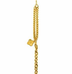 Pulsera Acero con Charm Trébol