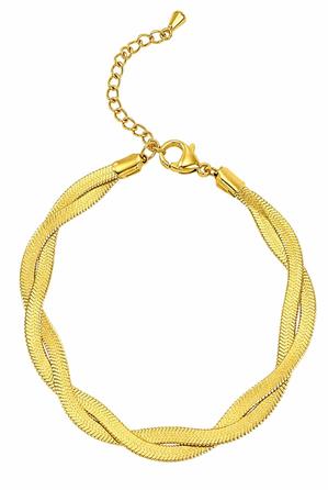 Pulsera Acero Diseño Trenzado