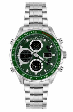 Reloj Skyline Multifunción Dual Time - Imagen 3