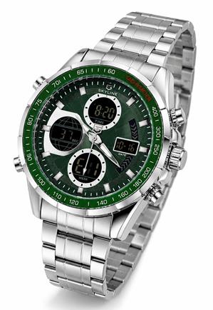 Reloj Skyline Multifunción Dual Time