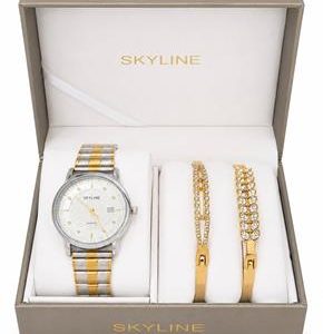 Set Skyline Reloj Acero