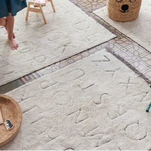 Alfombra lavable – RugCycled ABC – XS