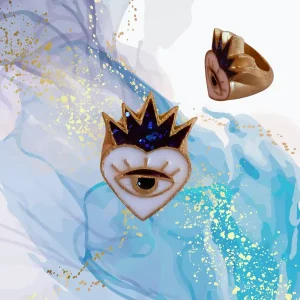 Anillo Mira Reina blanco