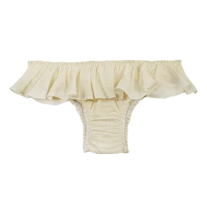 Braga con volantes Plumetti Ivory