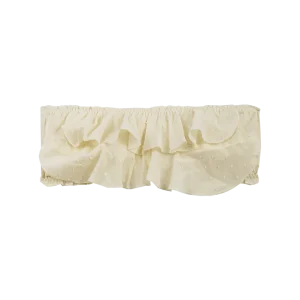 Bandeau con volantes Plumetti Ivory