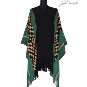 PONCHO ATADO A019/2 –  UN PAÑO – TRAMA Y URDIMBRE FINA – SE REALIZA POR PEDIDO