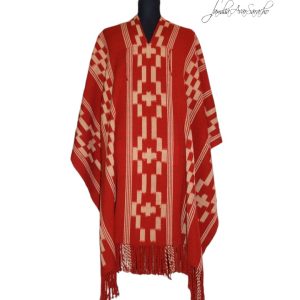 PONCHO ATADO A023 –  UN PAÑO – TRAMA Y URDIMBRE FINA – SOLO POR PEDIDO
