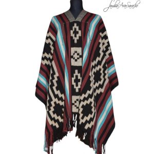 PONCHO ATADO A078 –  UN PAÑO – TRAMA Y URDIMBRE FINA – SOLO POR PEDIDO