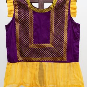 Blusa de Olán en Color Amarillo
