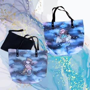 Bolso antelina Gorjus con clutch