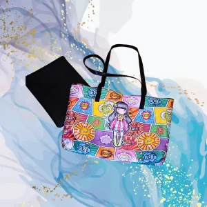 Bolso antelina Gorjus cremallera con clutch