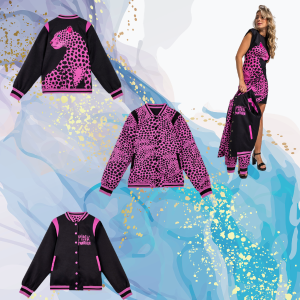 Bomber reversible Pink Panther Lolina