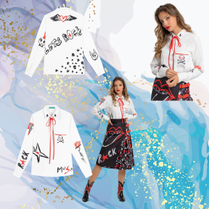 Camisa lazada Rock And Roll Lolina
