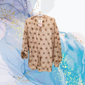 Camisa lunares transparente