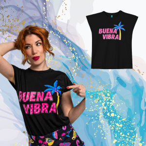 Camiseta Buena Vibra Summer Time Lolina