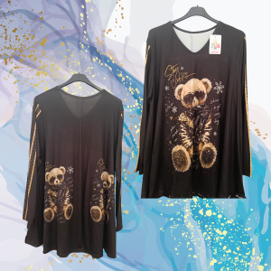 Camiseta Curvy Manga Larga Osito