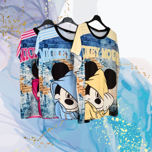 Camiseta oversize ratoncito cute