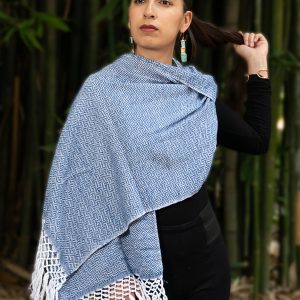 Rebozo Oaxaca Azul