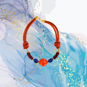 Collar cordel Orange ByJoana