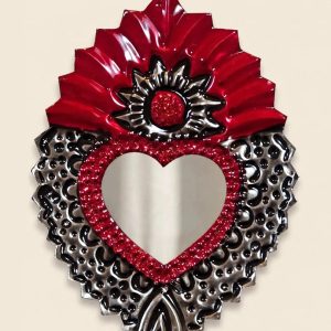 Corazón Hojalata Espejo