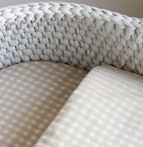 Saco Bajera Mini Cuna 80 x 40	Vichy Bicolor