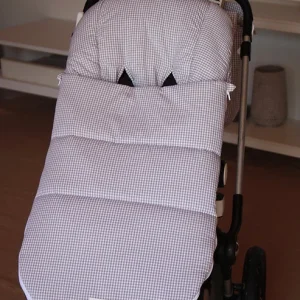 Saco Silla Cochecito Vichy Gris