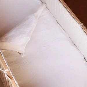 Saco Bajera de Cuna 70 x 140 Gasa Blanca