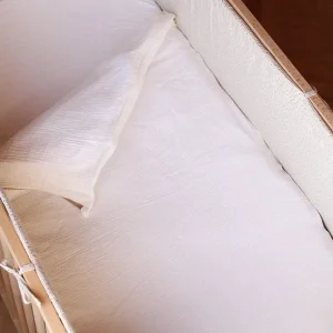 Saco Bajera de Cuna 60x120 Gasa Blanca