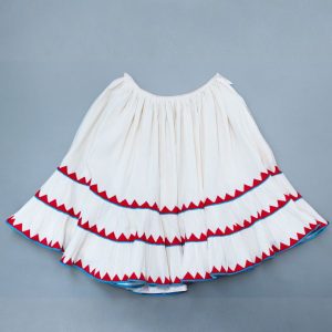 Falda de Manta Blanca