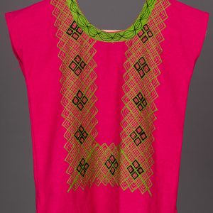 Huipil Rosa Oaxaca