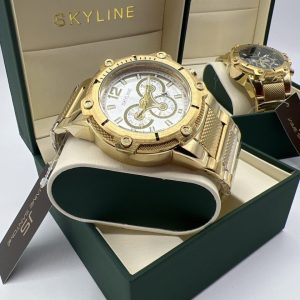 Reloj Acero Calendario N(35)