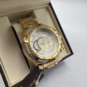 Reloj Acero Calendario 9007
