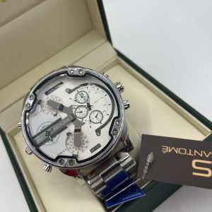 Reloj Acero Dual Time