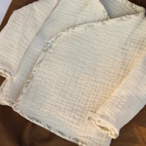 Blusa Cruzada Gasa Cruda
