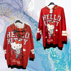 Maxi sudadera neopreno Kitty Collage capucha