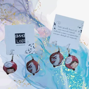 Pendientes Caperucita Roja Lobo