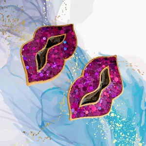 Pendientes Kiss Me Purple