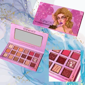 Paleta sombras de ojos Kevin&Coco Glamour 18 colores