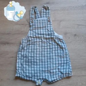 RANA BLANCA DE TELA Y CUADROS BEBE