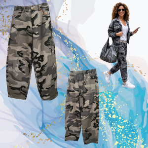 Vaqueros camuflaje gris