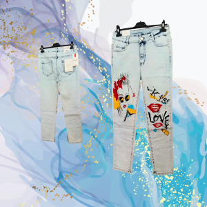 Vaqueros slim fit Kiss Love
