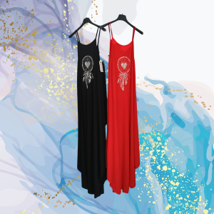 Vestido Atrapasueños Corazón Lentejuelas