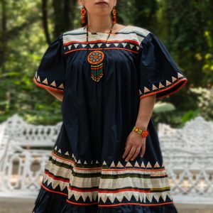 Vestido azul Rarámuri