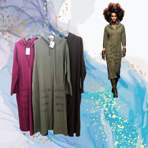 Vestido curvy algodón Urban Militar