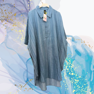 Vestido vaquero oversize rayas FlyOut