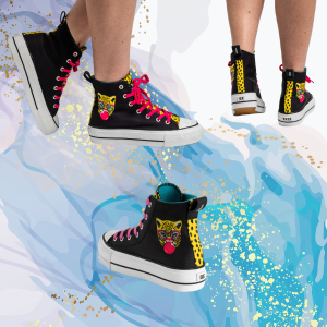 Zapatillas Leopardo Chicle Lolina
