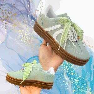 Zapatillas verdes charms